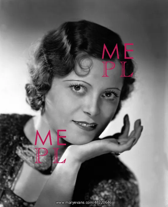 : Portrait of Maria Cebotari, 1936 : Portrait of Maria Cebotari, 1936