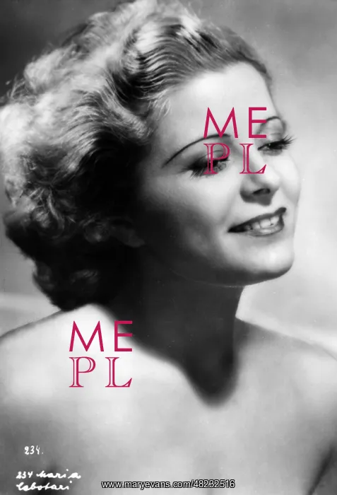 : Portrait of Maria Cebotari, 1940 : Portrait of Maria Cebotari, 1940