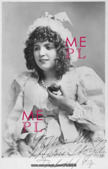 : Portrait of Marie Lloyd : Portrait of Marie Lloyd