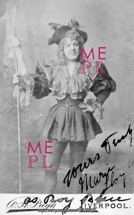 : Portrait of Marie Lloyd : Portrait of Marie Lloyd