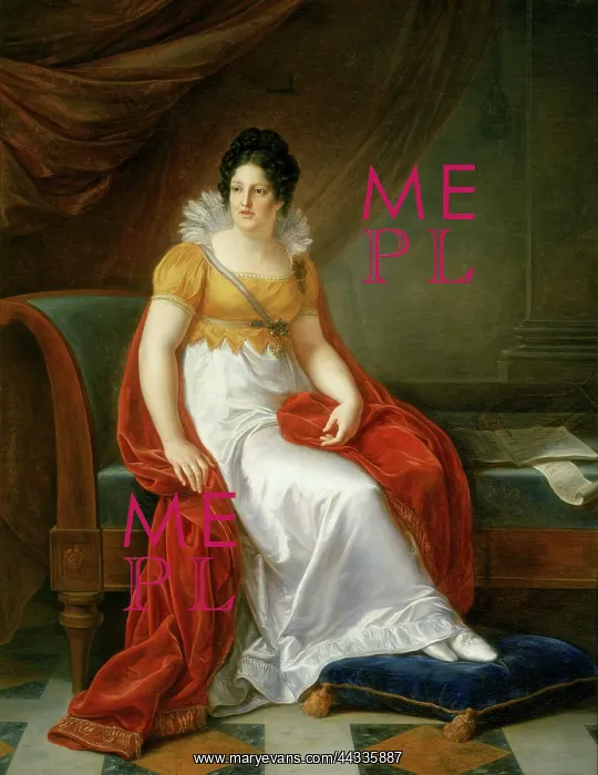 : Portrait of Marie Louise Bourbon : Portrait of Marie Louise Bourbon