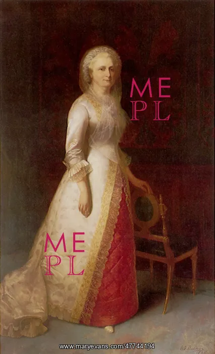 : Portrait of Martha Washington : Portrait of Martha Washington