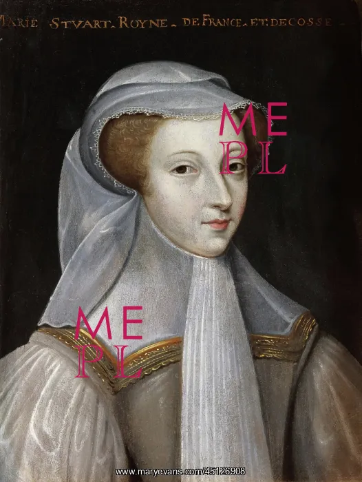 : Portrait of Mary Queen of Scots, Garde-robe de : Portrait of Mary Queen of Scots, Garde-robe de