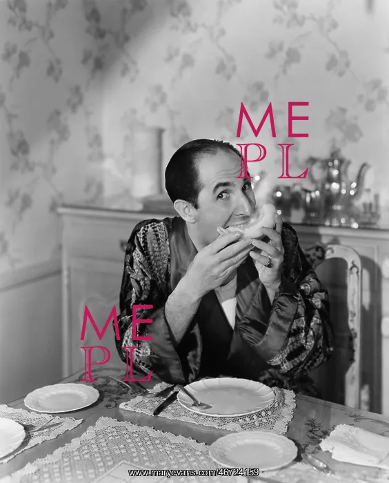 : Portrait of a mature man sitting at the dining table : Portrait of a mature man sitting at the dining table
