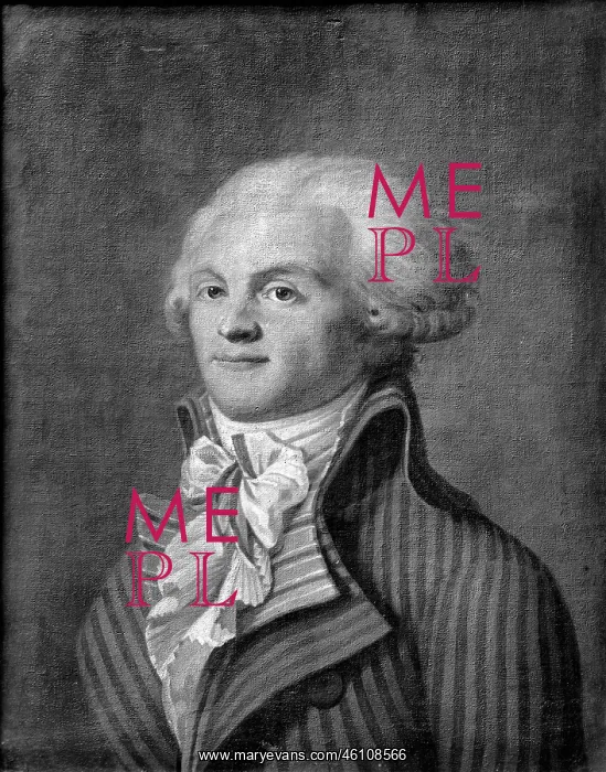 : Portrait of Maximilien de Robespierre : Portrait of Maximilien de Robespierre