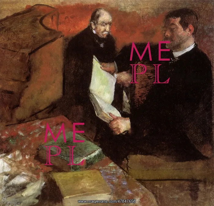  : Portrait of Two Men, by Degas