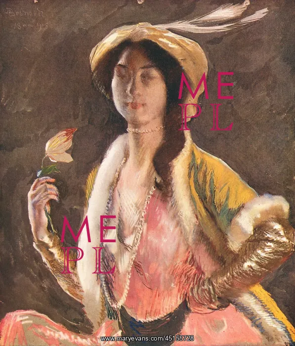 : Portrait Of Miss B : Portrait Of Miss B