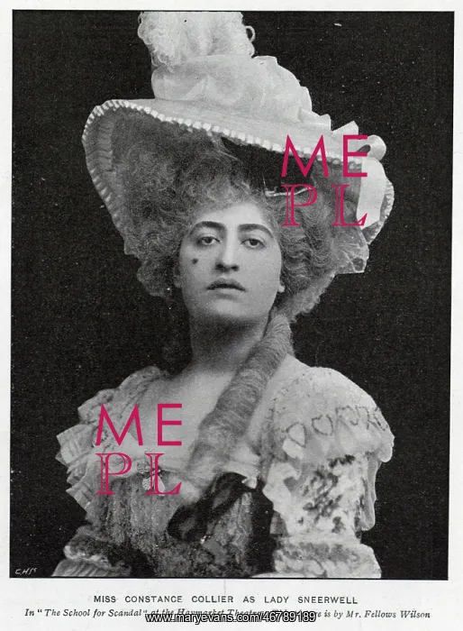 : Portrait of Miss Constance Collier : Portrait of Miss Constance Collier