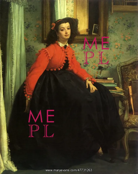 : Portrait of Mlle L.L. by Tissot : Portrait of Mlle L.L. by Tissot