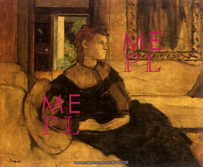  : Portrait of Mme Gobillard, by Degas