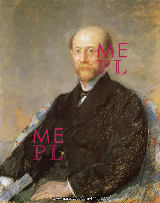  : Portrait of Moise Dreyfuss, by Cassatt