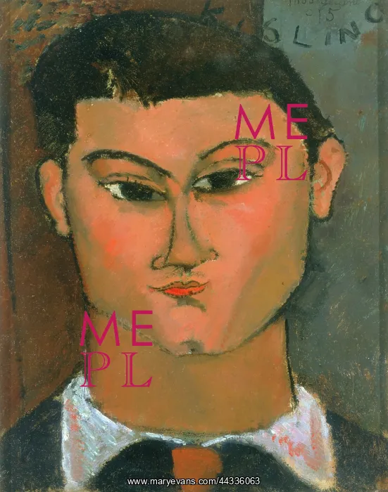 : Portrait of Moise Kisling, by : Portrait of Moise Kisling, by