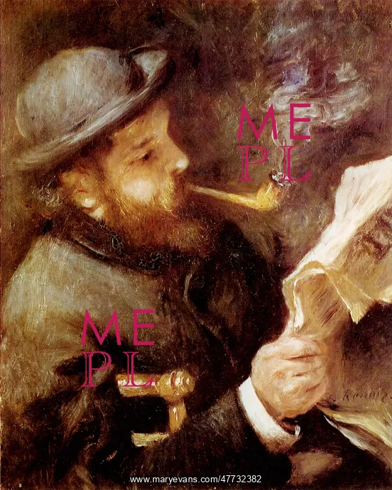  : Portrait of Monet, by Renoir