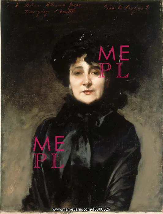 : Portrait of Mrs Allouard-Jouan : Portrait of Mrs Allouard-Jouan