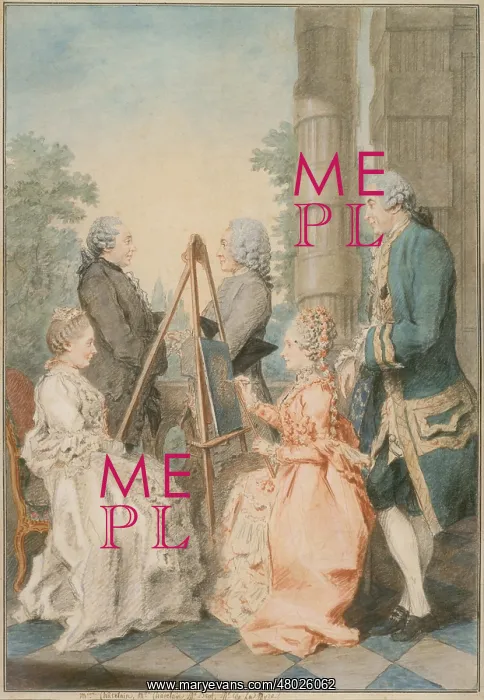 : Portrait of Mrs. Chatelain : Portrait of Mrs. Chatelain