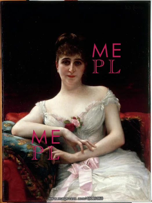 : Portrait of Mrs Edouard Herve : Portrait of Mrs Edouard Herve