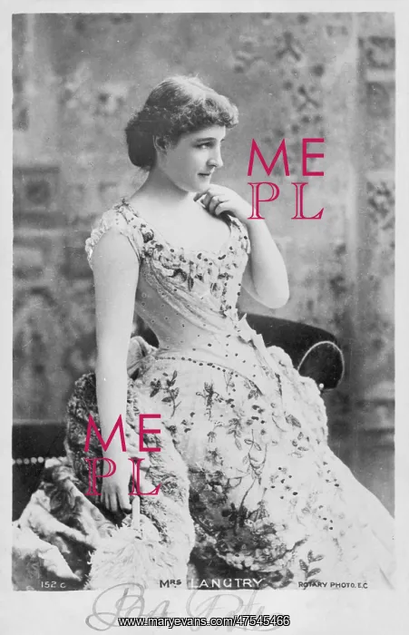 : A portrait of Mrs Lillie Langtry : A portrait of Mrs Lillie Langtry