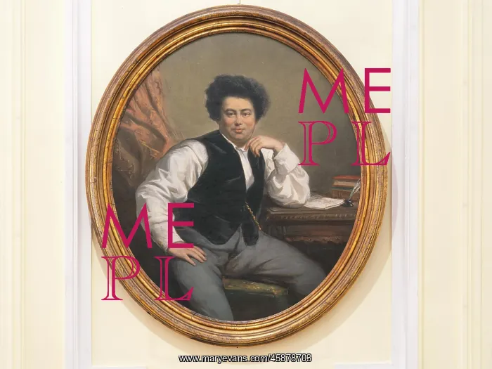 : Portrait, Musee Alexandre-Dumas, Villers-Cotterets, Picardy : Portrait, Musee Alexandre-Dumas, Villers-Cotterets, Picardy