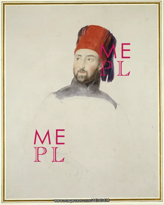 : Portrait of Mustapha Redschild Pasha : Portrait of Mustapha Redschild Pasha