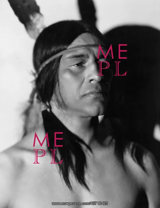  : Portrait of Native American man