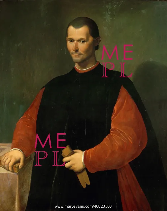: Portrait of Niccolo Machiavelli : Portrait of Niccolo Machiavelli