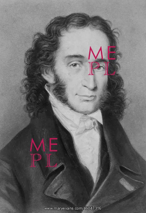  : Portrait Niccolo Paganini