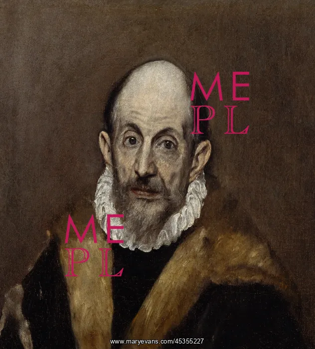 : Portrait of an Old Man, by El Greco : Portrait of an Old Man, by El Greco