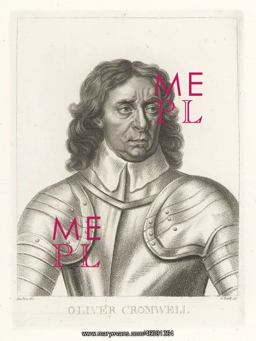 : Portrait of Oliver Cromwell, Lord Protector : Portrait of Oliver Cromwell, Lord Protector