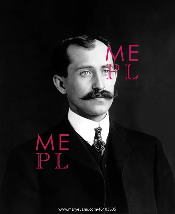 : Portrait of Orville Wright, dated 1905 : Portrait of Orville Wright, dated 1905