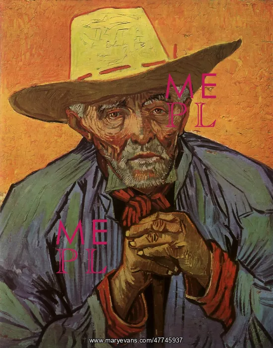 : Portrait of Patience Escalier, by Van Gogh : Portrait of Patience Escalier, by Van Gogh