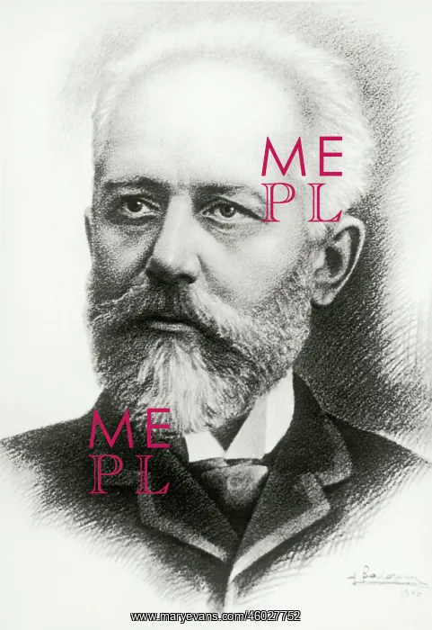 : Portrait of Peter Ilich Tchaikovsky : Portrait of Peter Ilich Tchaikovsky