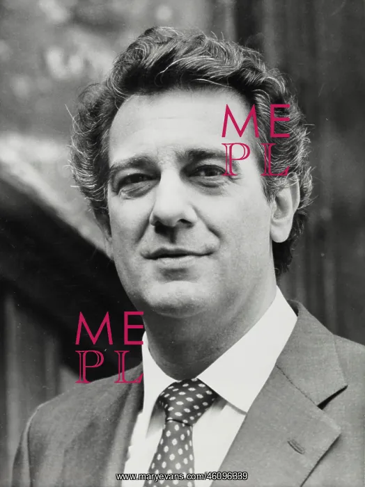 : Portrait Pl cido Domingo : Portrait Pl cido Domingo