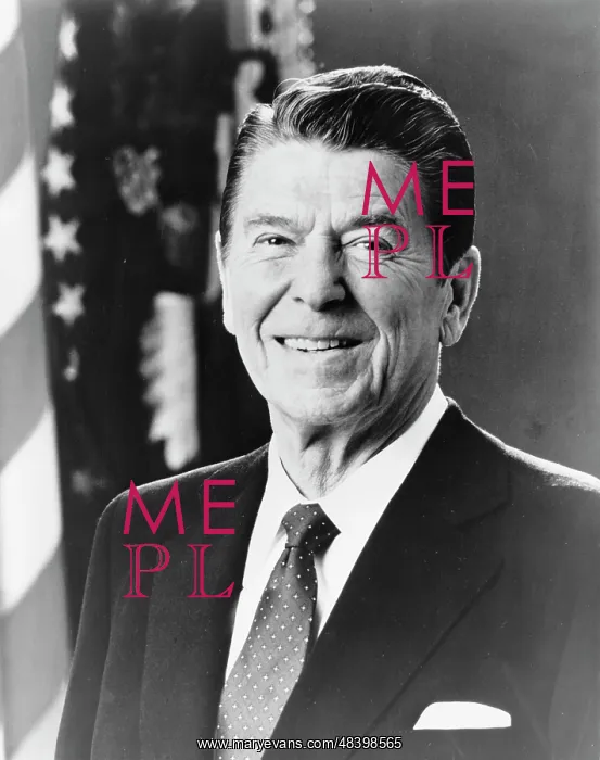  : Portrait of President Ronald Reagan