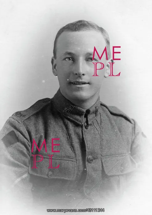 : Portrait of Private Davidson : Portrait of Private Davidson