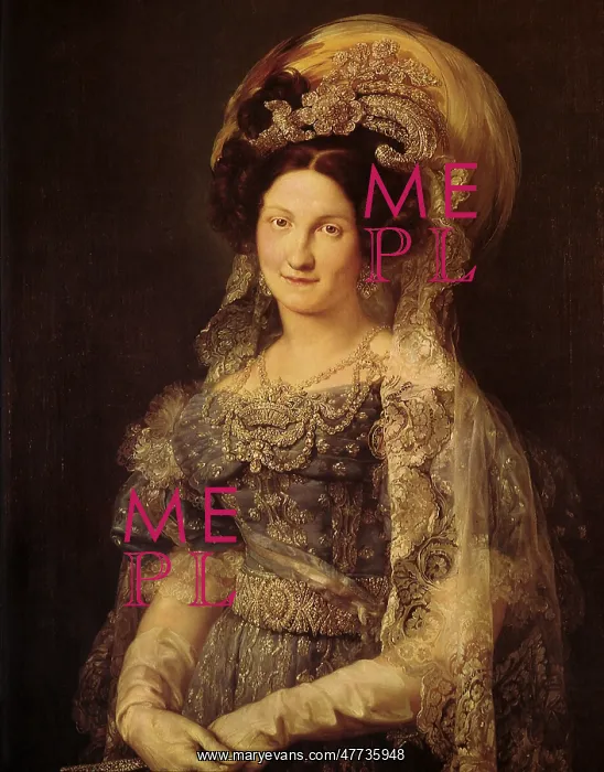 : Portrait of Queen Maria-Christina : Portrait of Queen Maria-Christina