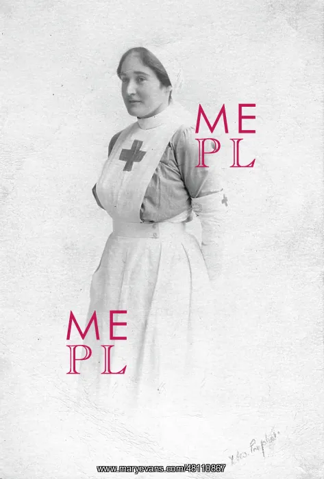 : Portrait of a Red Cross volunteer (VAD) : Portrait of a Red Cross volunteer (VAD)