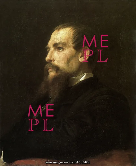 : Portrait of Richard Burton, by Leighton : Portrait of Richard Burton, by Leighton