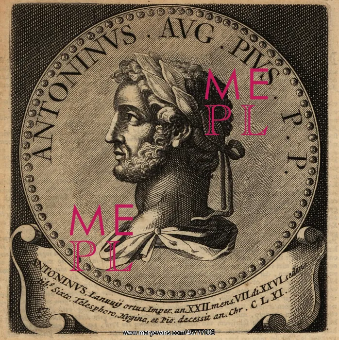 : Portrait of Roman Emperor Antoninus Pius : Portrait of Roman Emperor Antoninus Pius