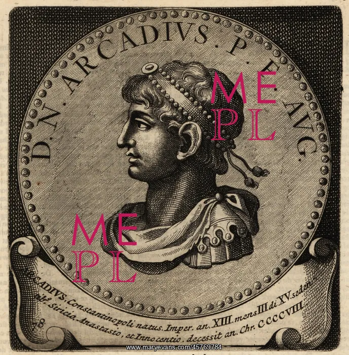 : Portrait of Roman Emperor Arcadius : Portrait of Roman Emperor Arcadius