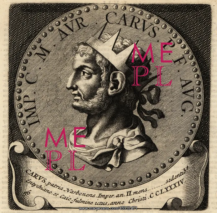 : Portrait of Roman Emperor Carus : Portrait of Roman Emperor Carus