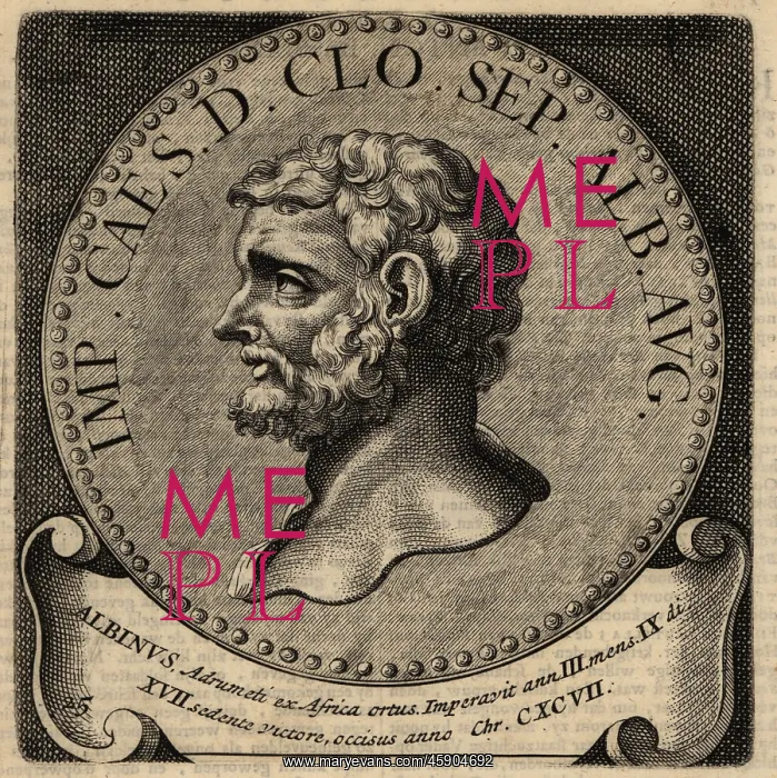 : Portrait of Roman Emperor Clodius Albinus : Portrait of Roman Emperor Clodius Albinus