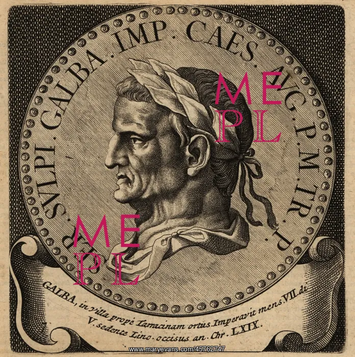  : Portrait of Roman Emperor Galba