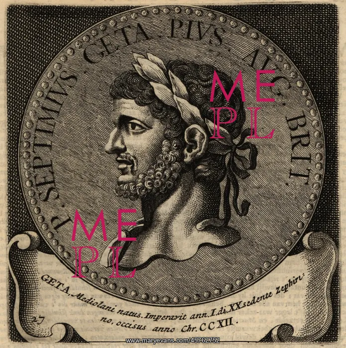 : Portrait of Roman Emperor Geta : Portrait of Roman Emperor Geta