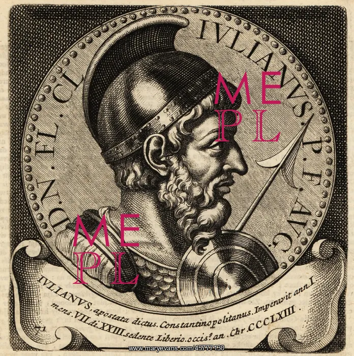 : Portrait of Roman Emperor Julian : Portrait of Roman Emperor Julian