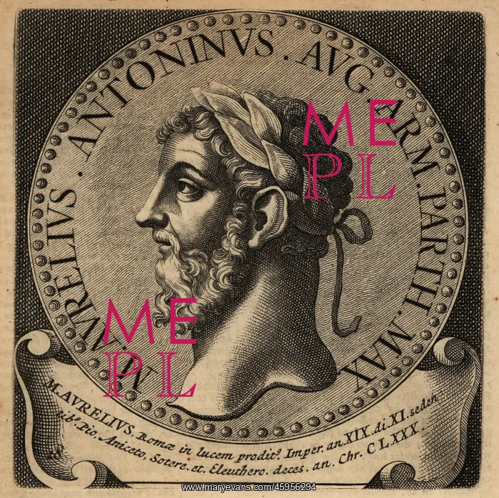 : Portrait of Roman Emperor Marcus Aurelius : Portrait of Roman Emperor Marcus Aurelius