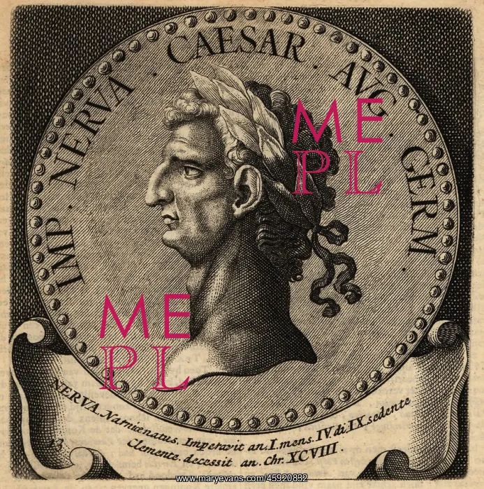 : Portrait of Roman Emperor Nerva : Portrait of Roman Emperor Nerva