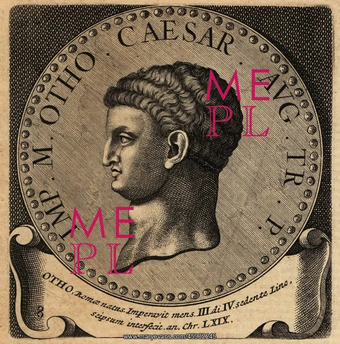 : Portrait of Roman Emperor Otho : Portrait of Roman Emperor Otho