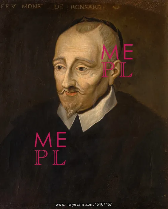 : Portrait, Ronsard's home, Prieure de Saint-Cosme, La Riche : Portrait, Ronsard's home, Prieure de Saint-Cosme, La Riche
