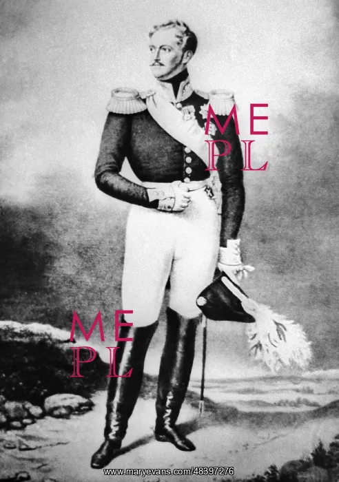 : Portrait of Russian Emperor Nicholas I : Portrait of Russian Emperor Nicholas I