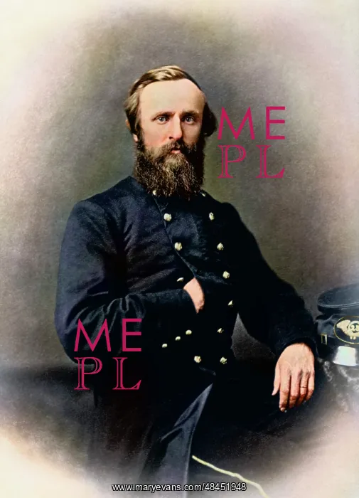 : Portrait of Rutherford B. Hayes while in service : Portrait of Rutherford B. Hayes while in service